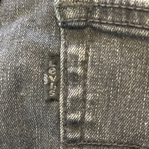 Levi’s W31 L32 High Rise Skinny 721 Jeans Charcoal Gray Stretch Denim - Picture 10 of 10